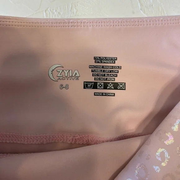 ZYIA Light n Tight Pink Leopard Unicorn Leggings - Picture 5 of 9